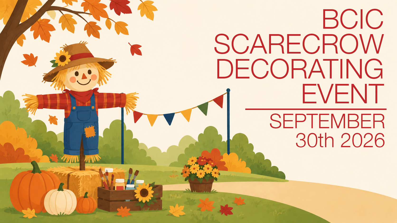 BCIC Scarecrow Decorating Event